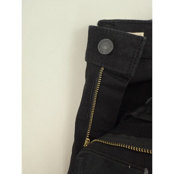 Levi's Women 720 High Rise Super Skinny Zip Fly Black Jeans 24x28 - Picture 4 of 12